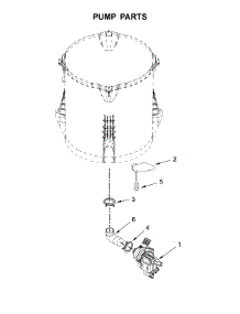 Pump Parts parts for Whirlpool Washer WTW8000DW4 from AppliancePartsPros.com