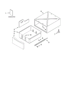 Pedestal parts for Whirlpool Washer GHW9200LW from AppliancePartsPros.com