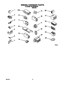 Wiring Harness parts for Whirlpool Washer RF3100 from AppliancePartsPros.com