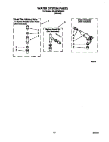 Water System parts for Whirlpool Washer RF3100 from AppliancePartsPros.com