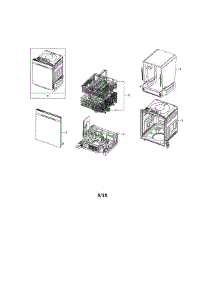 Main Unit parts for Samsung Dishwasher DW80K5050US/AA-03 from AppliancePartsPros.com