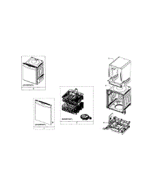 Main Assy parts for Samsung Dishwasher DW80F600UTW/AA-01 from AppliancePartsPros.com