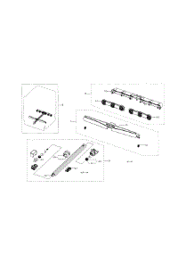 Case / Motion parts for Samsung Dishwasher DW80J9945US/AA-00 from AppliancePartsPros.com