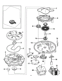 Pump Assy parts for Samsung Dishwasher DMR77LHW/XAA-00 from AppliancePartsPros.com