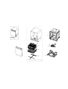 Main Assy parts for Samsung Dishwasher DW80H9970MO/AA-00 from AppliancePartsPros.com