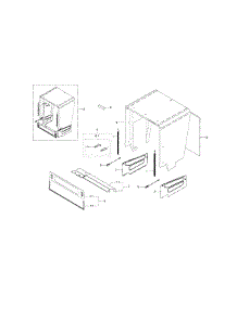 Cas parts for Samsung Dishwasher DW80F600UTS/AA-01 from AppliancePartsPros.com