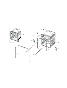 Tub parts for Samsung Dishwasher DW80F600UTS/AA-01 from AppliancePartsPros.com