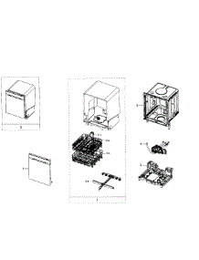 Main Assy parts for Samsung Dishwasher DW80J7550UW/AA-00 from AppliancePartsPros.com