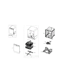 Main Assy parts for Samsung Dishwasher DW80H9940US/AA-00 from AppliancePartsPros.com