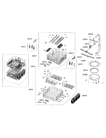 Case Assy parts for Samsung Dishwasher DMR77LHS/XAA-00 from AppliancePartsPros.com