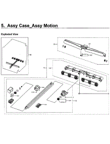 Motion Case parts for Samsung Dishwasher DW80H9970US/AA-02 from AppliancePartsPros.com