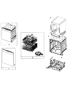 Main Assy parts for Samsung Dishwasher DW80F600UTS/AA-00 from AppliancePartsPros.com