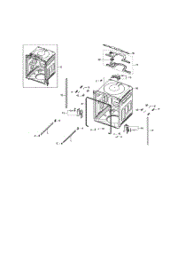 Tub Assembly parts for Samsung Dishwasher DW80K5050US/AA-02 from AppliancePartsPros.com