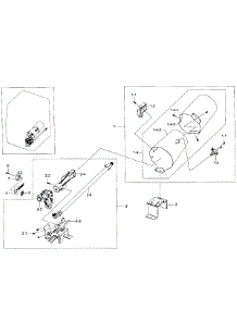 Heater Assy parts for Samsung Dryer DV431AGW/XAA-02 from AppliancePartsPros.com