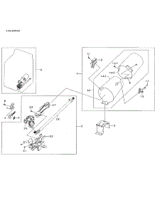 Gas Burner parts for Samsung Dryer DV48H7400GW/A2-01 from AppliancePartsPros.com