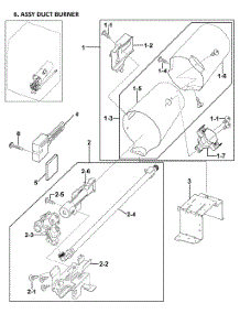 Heater Assy parts for Samsung Dryer DV419AGW/XAA-00 from AppliancePartsPros.com