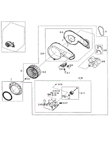 Motor Assy parts for Samsung Dryer DV448AEW/XAA-02 from AppliancePartsPros.com