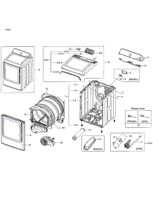 Main Asy parts for Samsung Dryer DV48J7700GW/A2-01 from AppliancePartsPros.com