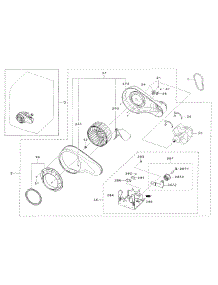 Motor Duct parts for Samsung Dryer DV42H5200EF/A3-00 from AppliancePartsPros.com