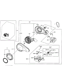Motor Assy parts for Samsung Dryer DV455EVGSWR/AA-01 from AppliancePartsPros.com