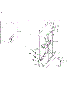 Duct Heater parts for Samsung Dryer DV48H7400EW/A2-02 from AppliancePartsPros.com