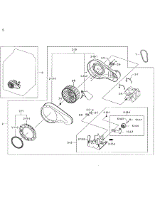 Motor Duct parts for Samsung Dryer DV48H7400EW/A2-02 from AppliancePartsPros.com