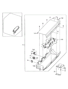 Heater Assy parts for Samsung Dryer DV419AEU/XAA-01 from AppliancePartsPros.com