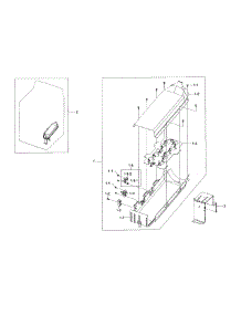 Duct Heater parts for Samsung Dryer DV48H7400EP/A2-00 from AppliancePartsPros.com