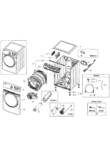 Main Assy parts for Samsung Dryer DV431AGP/XAA-02 from AppliancePartsPros.com