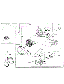 Motor Assy parts for Samsung Dryer DV431AGP/XAA-02 from AppliancePartsPros.com