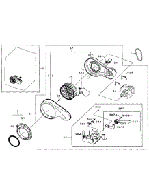 Motor Assy parts for Samsung Dryer DV435GTGJWR/A1-01 from AppliancePartsPros.com