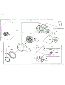 Motor Duct parts for Samsung Dryer DV48H7400GW/A2-02 from AppliancePartsPros.com