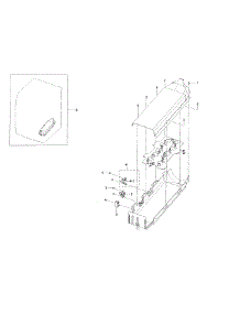 Duct Heater parts for Samsung Dryer DV45H6300EW/A3-00 from AppliancePartsPros.com
