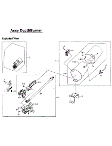 Heater Assy parts for Samsung Dryer DV405GTPAWR/AA-01 from AppliancePartsPros.com