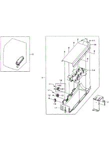 Heater Assy parts for Samsung Dryer DV435ETGJWR/A1-01 from AppliancePartsPros.com