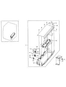 Heater Assy parts for Samsung Dryer DV405ETPASU/AA-00 from AppliancePartsPros.com