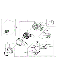 Motor Assy parts for Samsung Dryer DV405ETPASU/AA-00 from AppliancePartsPros.com