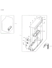 Duct & Burner parts for Samsung Dryer DV48J7700EW/A2-01 from AppliancePartsPros.com