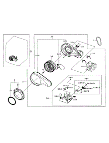 Motor Duct parts for Samsung Dryer DV457GVGSGR/AA-02 from AppliancePartsPros.com