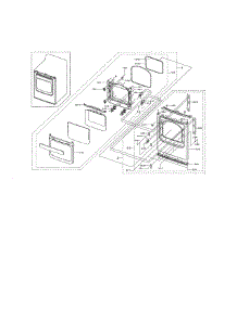 Front & Door parts for Samsung Dryer DV476GTHAWR/A1-01 from AppliancePartsPros.com