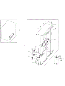 Duct parts for Samsung Dryer DV45H7000EW/A2-02 from AppliancePartsPros.com