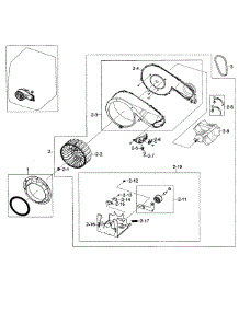 Motor Assy parts for Samsung Dryer DV448AGP/XAA-02 from AppliancePartsPros.com