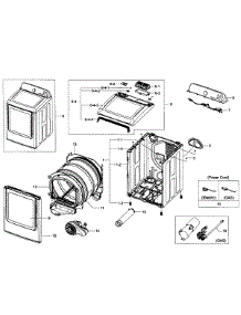 Main Assy parts for Samsung Dryer DV456GWHDWR/AA-01 from AppliancePartsPros.com