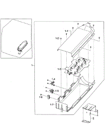 Heater Assy parts for Samsung Dryer DV448AEE/XAA-02 from AppliancePartsPros.com