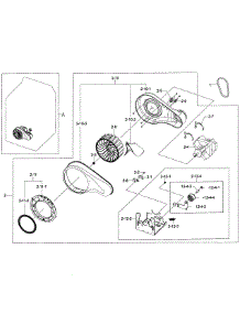 Motor Assy parts for Samsung Dryer DV456GWHDSU/AA-00 from AppliancePartsPros.com