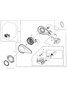 Motor Assy parts for Samsung Dryer DV407AGW/XAA-03 from AppliancePartsPros.com