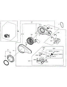 Motor Duct parts for Samsung Dryer DV435GTGJRA/A1-01 from AppliancePartsPros.com