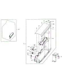 Heater Assy parts for Samsung Dryer DV422EWHDWR/AA-01 from AppliancePartsPros.com