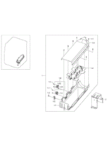 Duct Heater parts for Samsung Dryer DV400EWHDWR/AA-00 from AppliancePartsPros.com