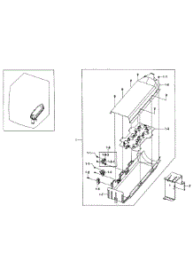 Heater Assy parts for Samsung Dryer DV231AEW/XAA-01 from AppliancePartsPros.com